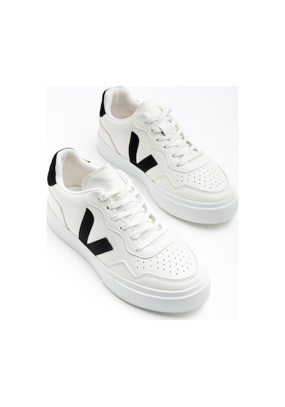 Daxtors Anka Günlük Ortopedik Kadın Sneaker Spor Ayakkabı Beyaz