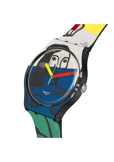 Swatch Suoz363 Leger's Two Women Holding Flowers Unisex Kol Saati