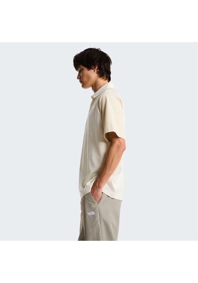 The North Face U Relaxed Rugby Polo Ss Tee Unisex Tişört Nf0a8gavjn51 Beyaz