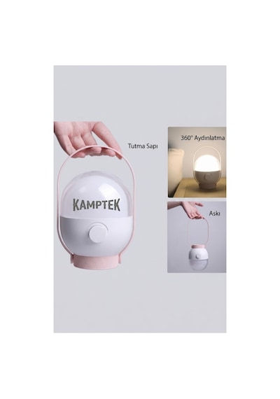 Kamp Çadır Fener Şarjlı Kamp Tipi Kamp Çadır Aydınlatma Lamba Yeni Nesil 34 Led Çok Renkli