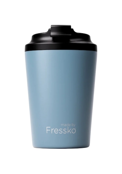 Made By Fressko Camino Yeniden Kullanılabilir Kahve Bardağı, Yalıtımlı Termal Kupa, 340 Ml, Nehir Mavi Mavi Göl