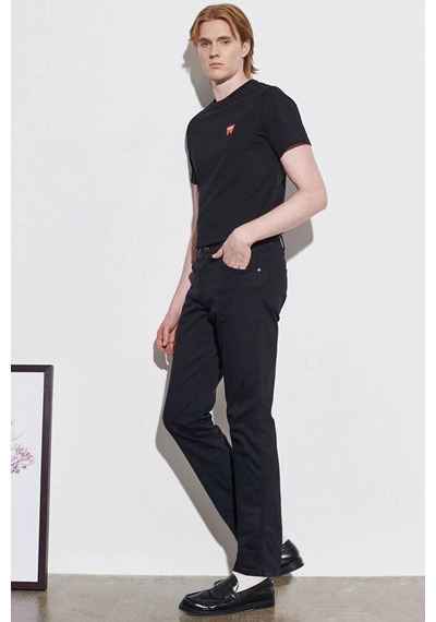 Wrangler Erkek Texas Slim Fit Dar Kesim Normal Bel Esnek Pantolon Siyah Wrangler Erkek Texas Slim Fit Dar Kesim Normal Bel Esnek Pantolon Siyah