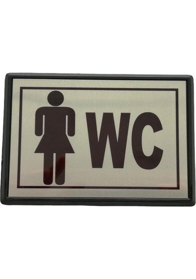 Cemax Yönlendirme Küçük Wc Bayan 10X7 Cm
