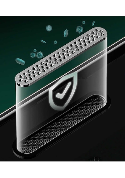 Benks Apple Uyumlu   iPhone 12 Pro Max Benks 0.3mm V Pro Dust Proof Green Light Ekran Koruyucu ZORE-218811 Şeffaf