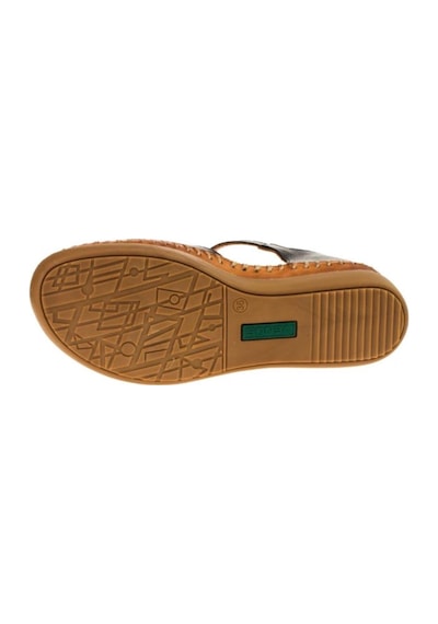 Venüs Kadın Comfort Deri Sandalet Siyah Taba 18793505y Siyah