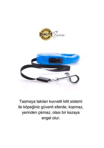 3 Metre Makaralı Otomatik Uzayabilen Geri Çekilebilen Köpek Tasması Boyun Gezdirme Kuvvetli Tutuş Diğer