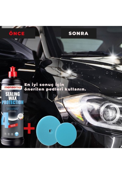 Menzerna Yeni Sealing Wax Protection Boya Koruma Cila - 1 Lt Derin Parlaklık & Maksimum Koruma