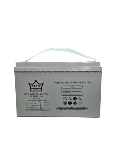 Ortec 12v 100 Ah Akü Jel Akü Solar Sistem Aküsü