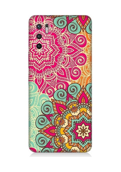 Xiaomi Redmi Note 10 5g Uyumlu Tribal Mandala Çiçek Desenli Silikon Kılıf
