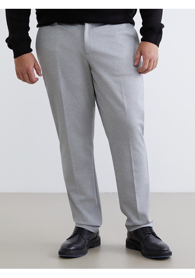 Lcwaıkıkı Classic Gri Büyük Beden Erkek Chino Pantolon