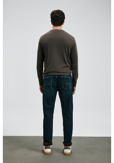 Lufian Chrıs Slim Fit Mavi Erkek Jean Pantolon 112200227 Mavi