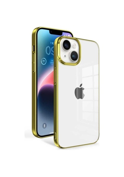 Apple Uyumlu iPhone 14 Plus Kılıf Zore Sun Kapak Gold