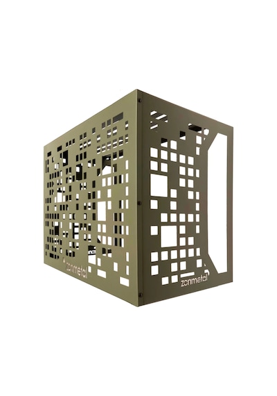 City Klima Motoru Gizleme Kafesi Ral 6003 Yeşil 82x55x41 Cm
