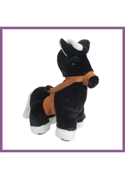 Bezos Uyku Arkadaşı Peluş Eşek Siyah 45 Cm Rengaren