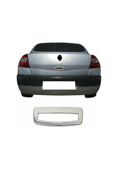 Renault Megane 2 Krom Bagaj Açma 2004-2010 Paslanmaz Çelik N11.2646