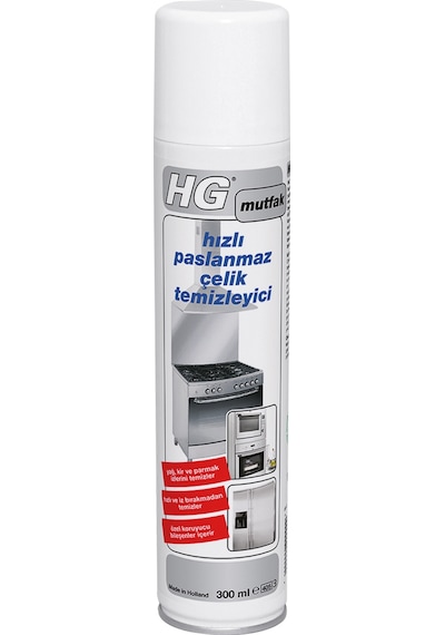 Hg Paslanmaz Çelik Temizleyici 0.3 L