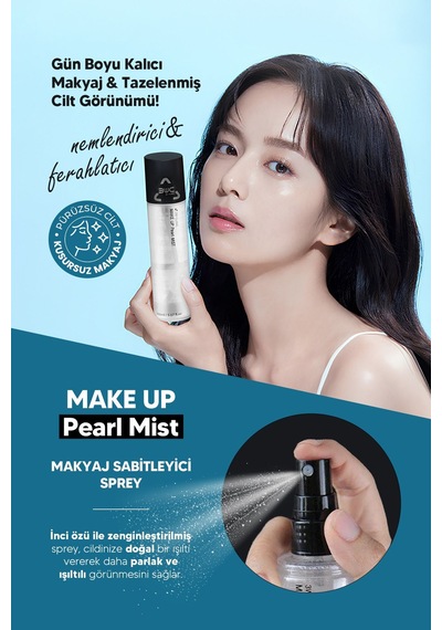 3w Clınıc İnci Özlü Aydınlatıcı Etkili Makyaj Sabitleyici Sprey Make Up Pearl Mist 150 ml