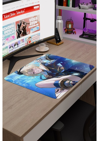 Freminet Genshin Impact Anime Gacha V4 - 48x40 Xl Gaming Mouse Pad Fare Altlığı