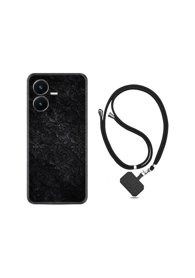 Vivo Y22S Kılıf İpli Boyun Askılı Desenli Silikon Şekiller 2 1881