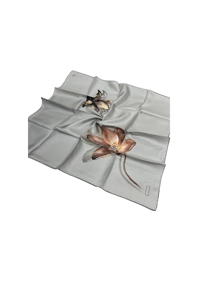 Armine İpek Eşarp Nostalji - 8737-31 Gri Twill İndigo