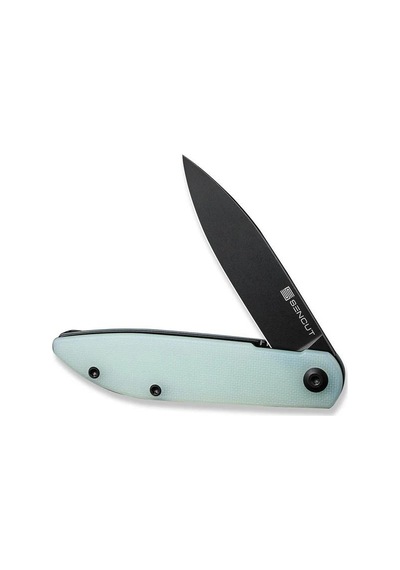 Sencut Bocll Iı G10 Natural Black Blade Kamp Çakı Su Yeşili