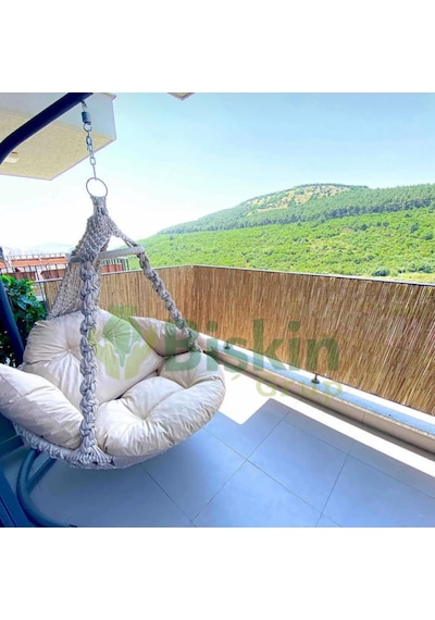 80cm Yükseklik X 600cm Genişlik Bambu Kamış Hasır Çit Dekoratif Bahçe Balkon Ve Duvar Çiti Reed Fence