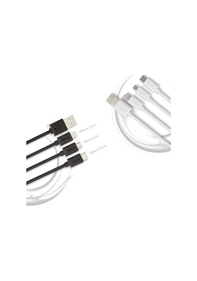 Simex SPK-02 Universal Type -C Stream Data Kablosu Siyah 1.2 M