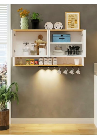 Kuzeylife Alvora Dolap Askılı Led Aydınlatma Beyaz