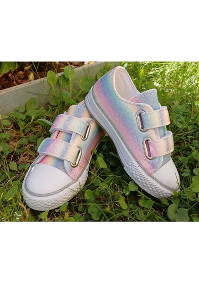 Scarpe Magiche Gökkuşağı Renkli Kız Çocuğu Sneaker Ayakkabısı 31-35 Numara Arası Işıksızdır Çok Renkli Scarpe Magiche Gökkuşağı Renkli Kız Çocuğu Sneaker Ayakkabısı 31-35 Numara Arası Işıksızdır Çok Renkli