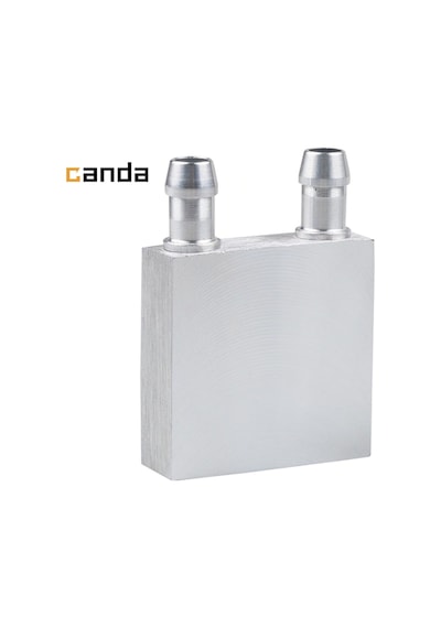 Alüminyum Sıvı Su Cpu Isıtma Soğutma Bloğu 40X40Mm