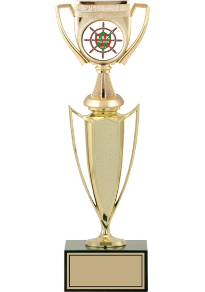 Odak Kupa - Figürlü Kupalar - Kupa Figürlü Kupalar Fg-039 A - 35 Cm Altın - Beyaz