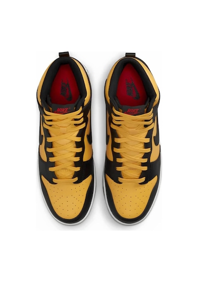 Nike Dunk High Retro University Gold And Black Unisex Sneaker Ayakkabı Siyah Sarı