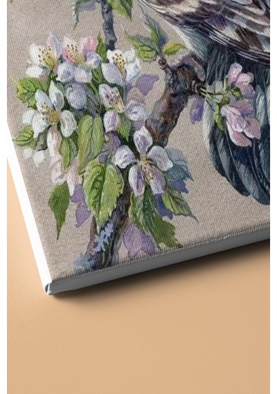 Webstyle Bahar Ve Kuş Sayılarla Boyama Seti Kasnaklı 40x50 Cm