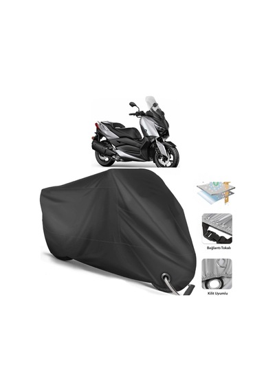 Daelim S3 Advance 250 Motor Branda (Bağlantı, Kilit Uyumlu)-Siyah (457266335)