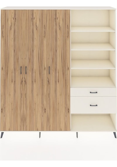 Hyperion Dolap 16 Raflı 2 Çekmeceli 3 Kapaklı 220x44x243 Aytaşı-çam/aytaşı Atlas Çam/aytası - Aytası Hyperion Dolap 16 Raflı 2 Çekmeceli 3 Kapaklı 220x44x243 Aytaşı-çam/aytaşı Atlas Çam/aytası - Aytası