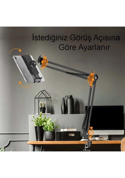 360 Ayarlanabilir Teleskopik Metal Telefon & Tablet Tutucu Flexihold Pro