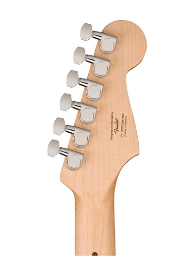 Squier 0373162506 Sonic Stratocaster Solak Elektro Gitar Siyah Solak Çalım İçin Akçaağaç Klavye Ve Siyah Gövde