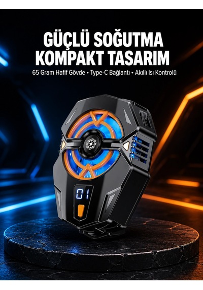 Zenvia Cep Telefonu Radyatörü Yarı İletken Hızlı Soğutma Ve Dijital Ekran Kontrollü Znv2026
