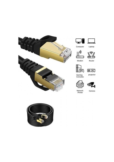Cat7 Rj45 İnternet Ağ Bağlantı Kablosu Rj45 Ethernet Kablosu 2m