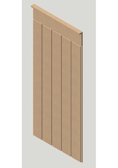 DUVAR PANELİ 45 cm Genişlik x 105 cm Ham mdf Duvar paneli ( 10 mm