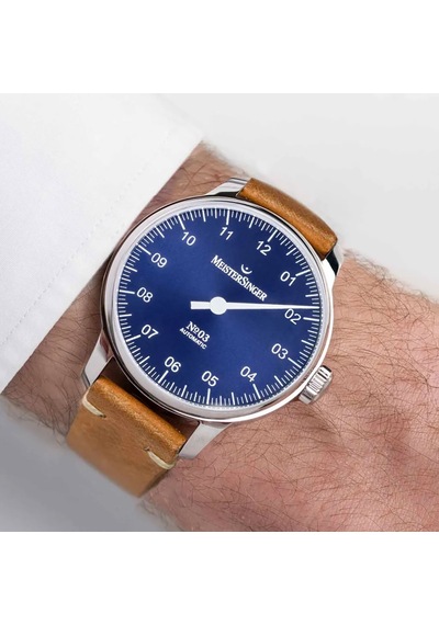 Meistersinger Bm9908 03 38mm - Sunburst Blue Metalik