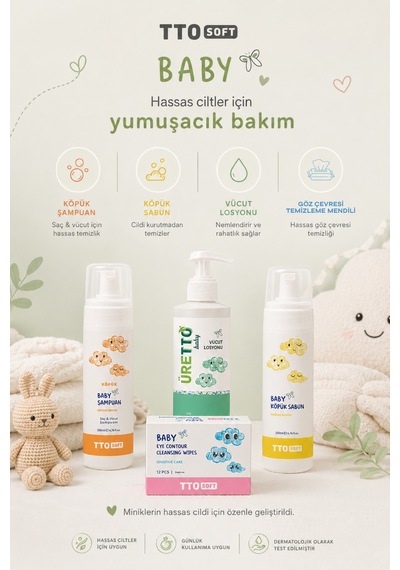 Tto 2-5 Yaş Bebek Bakım Seti
