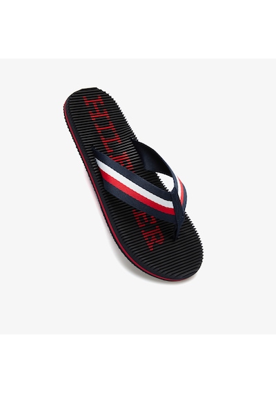 Tommy Hilfiger Logo Massage Erkek Lacivert Terlik Fm0fm05443 Lacivert