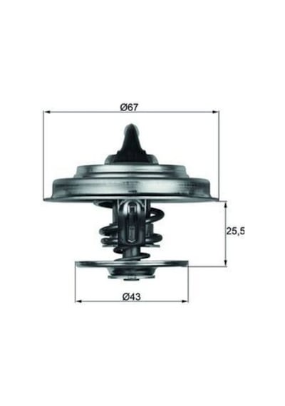 Termostat - Alfa Romeo Gt - Mahle-termostat-tx1871