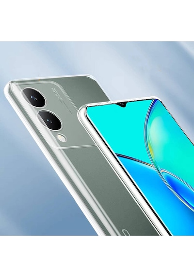Zore Vivo Y17s Uyumlu Msra Süper Silikon Kılıf-renksiz Renksiz