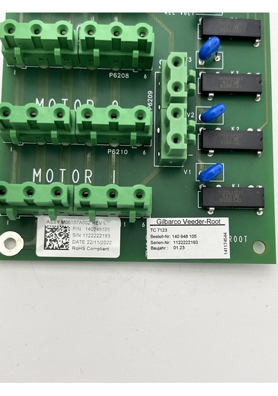 Gilbarco Sk700 3 Fazlı Stp Ac Konnektör Kartı 140948105
