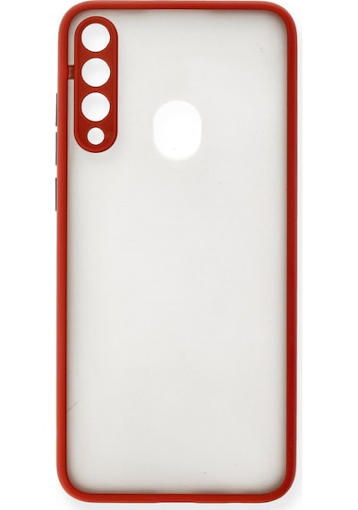 Huawei Y6p Uyumlu Kılıf Montreal Silikon Kapak - Kırmızı