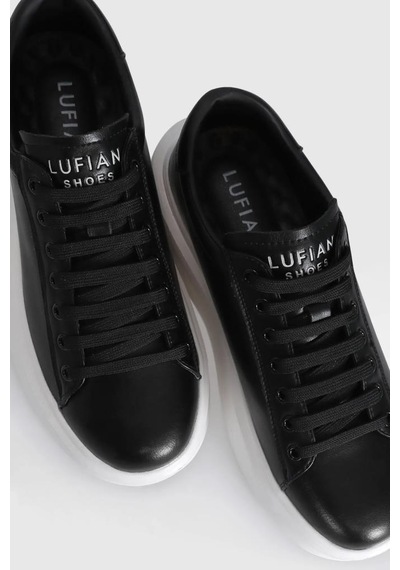 Lufian Lufıan Gage Siyah Deri Erkek Sneaker 001