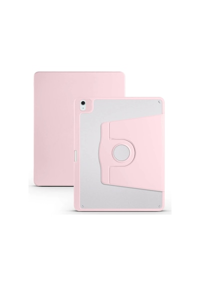 Apple Uyumlu iPad  Pro 12.9 2022 M2 Kılıf Zore Termik Kalem Bölmeli Dönebilen Standlı Kılıf Klasik