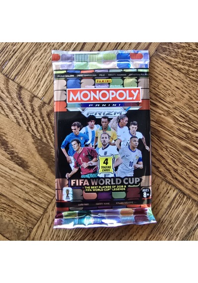 Prizm Monopoly Dünya Kupası Lisanslı Oyun Paketi Paket İçinde 4 Kart Bulunmaktadır.